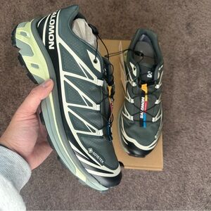 Salomon XT-6 GTX Urban Chic/Black/Lime Cream size 11